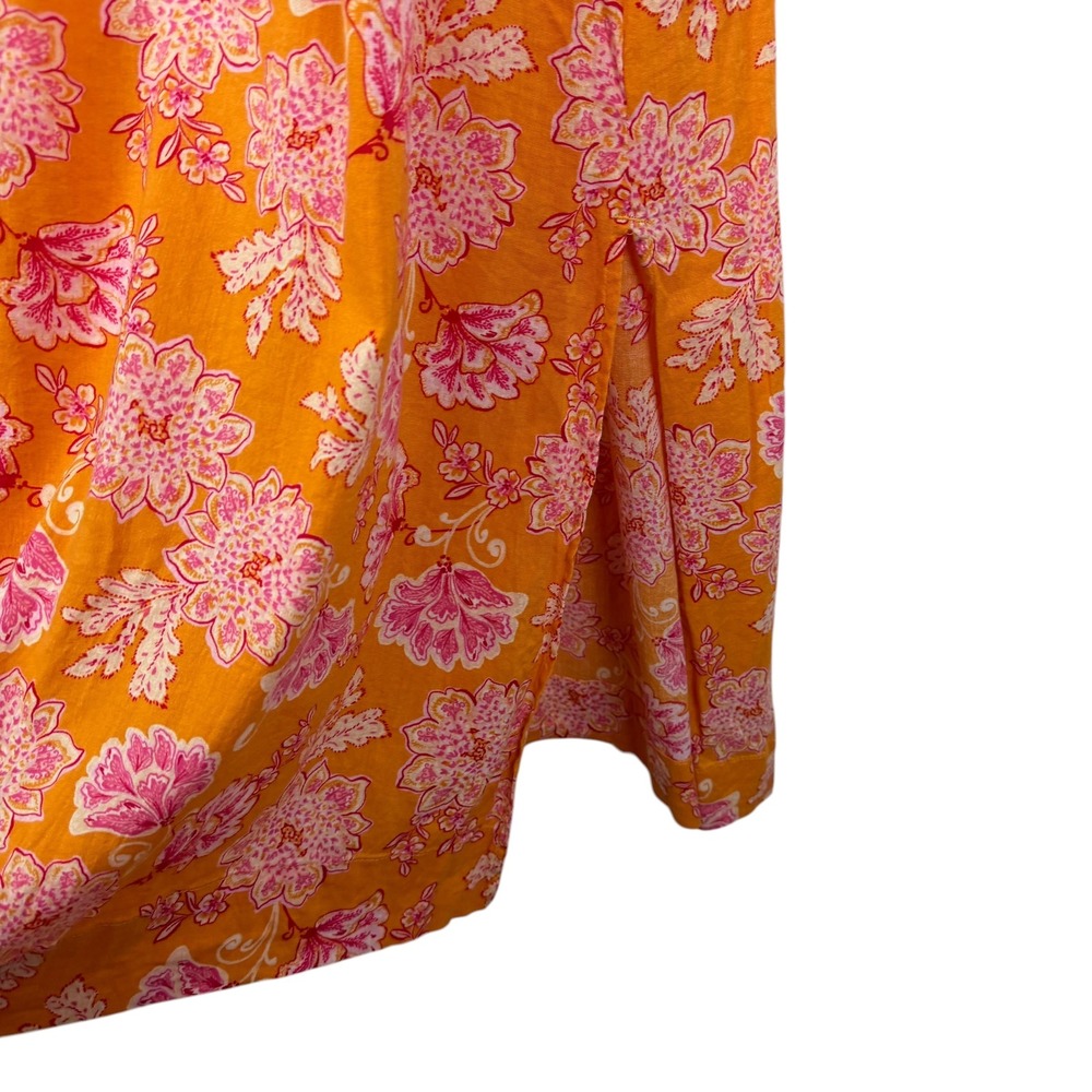 Old Navy Tie Shoulder Tasseled Floral Print All Day Maxi Swing Dress XS Resort‎ - Picture 5 of 13